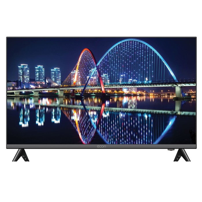 Телевизор Econ EX-32HS012B, 32, 1366x768, DVB-T2/C/S2, HDMI 3, USB 1, Smart TV, чёрный