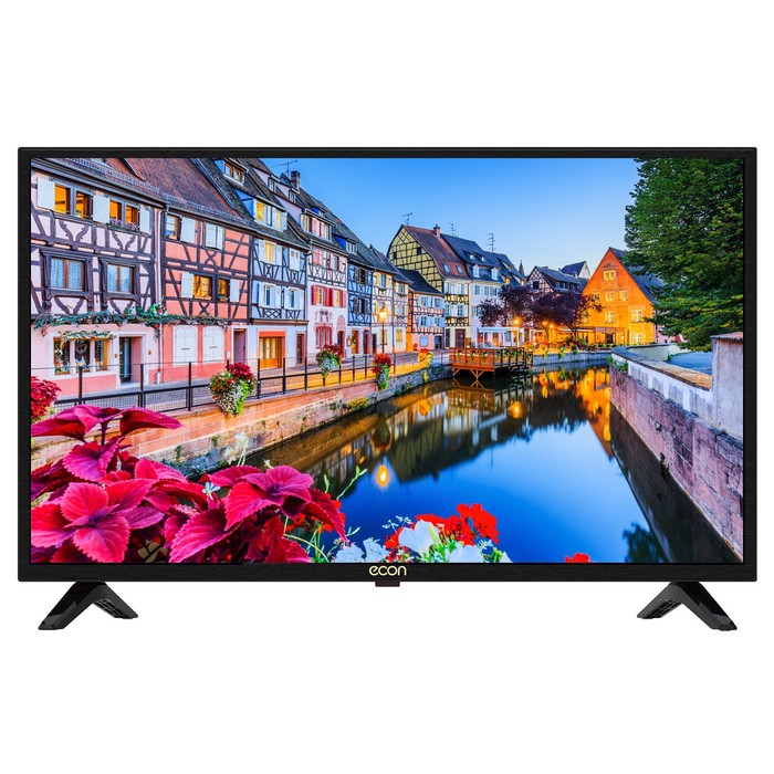 Телевизор Econ EX-32HS021B, 32, 1366x768, DVB-T2/C/S2, HDMI 3, USB 2, Smart TV, чёрный