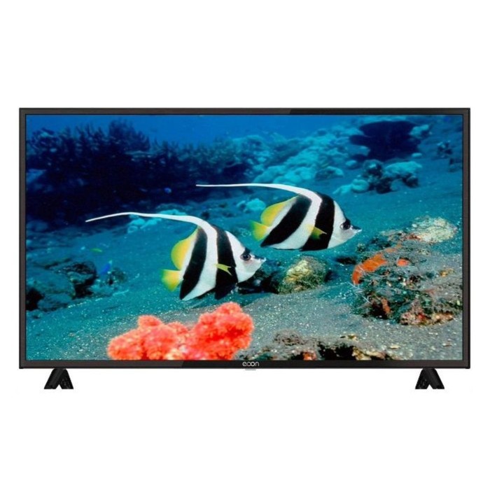 Телевизор Econ EX-43FS005B, 43, 3840x2160, DVB-T/T2/C/S2, HDMI 3, USB 1, Smart TV, чёрный телевизор econ ex 43fs005b