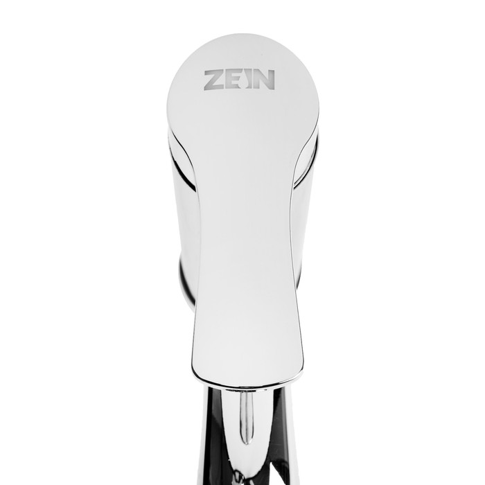 Смеситель для раковины ZEIN Z3681, картридж 25 мм, длина излива по осям 12 см, пластик, хром