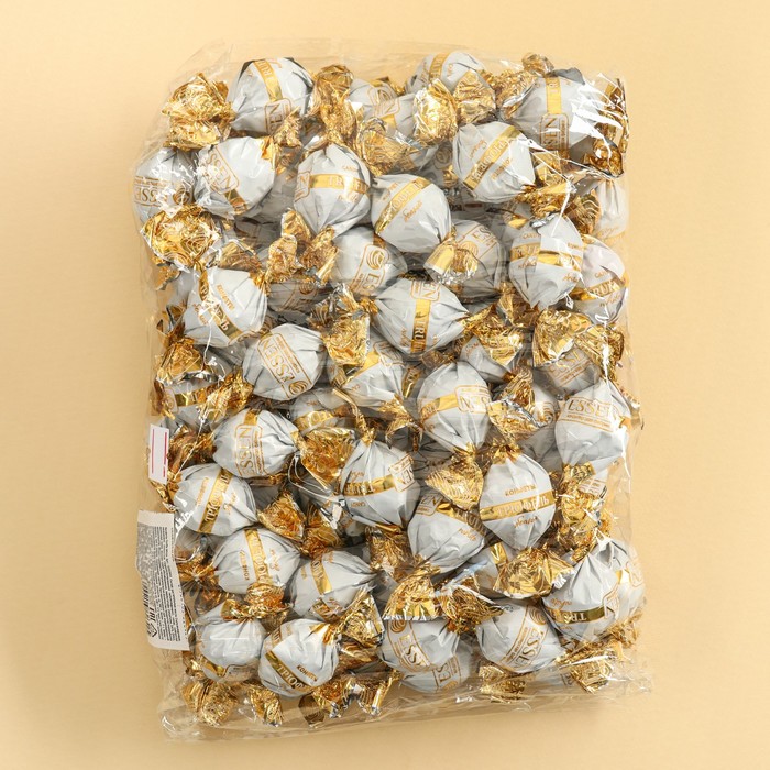 Конфеты шоколадные «TRUFFLE WHITE», 1 кг. конфеты шоколадные nesquik mini 1 кг