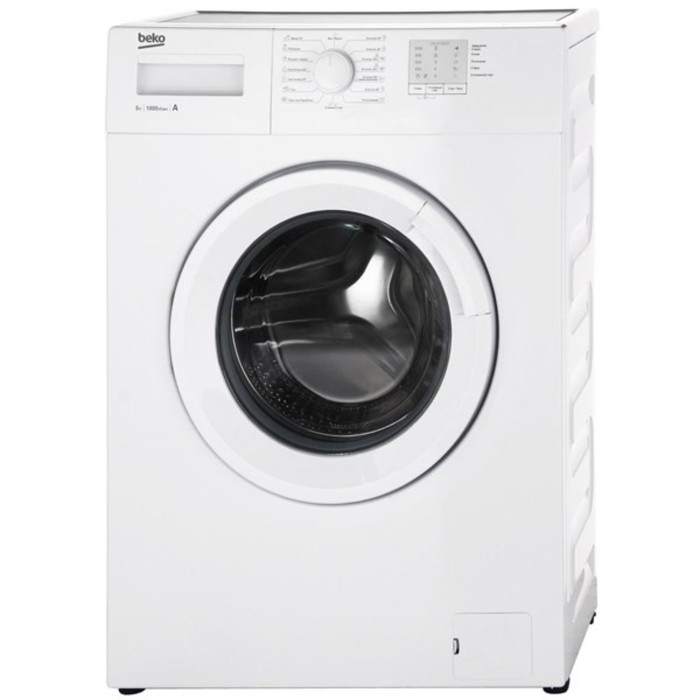 

Стиральная машина Beko WRS5511BWW, класс А, 1000 об/мин, до 5 кг, белая