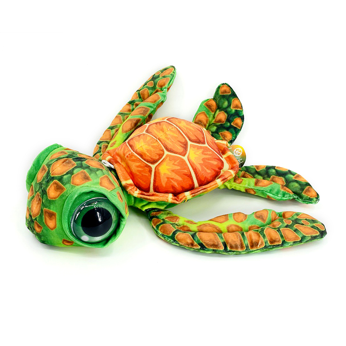 Мягкая игрушка «Черепаха» 25 см, красно-зелёная мягкая игрушка черепаха 25 см красно зелёная