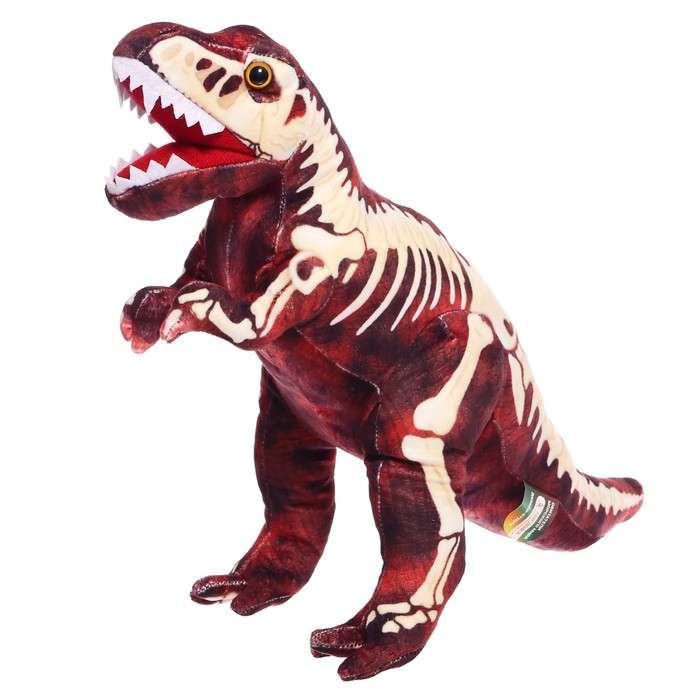 цена Мягкая игрушка «Тиранозавр скелетон», 40 см