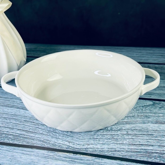

Блюдо для запекания Lenardi Bianco, d=28 см
