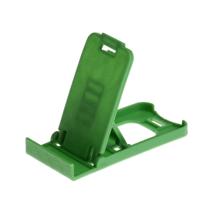 Подставка для телефона LuazON, складная, регулируемая высота, зелёная подставка для телефона luazon складная регулируемая высота зелёная