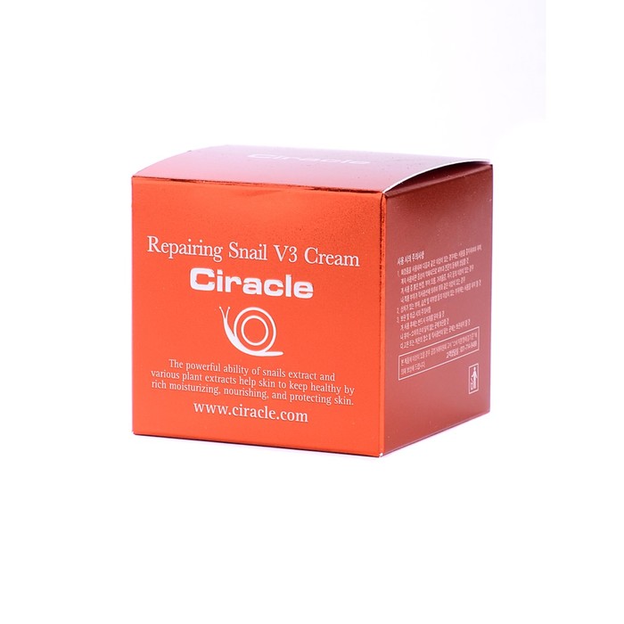 фото Крем для лица ciracle repairing v3 snail cream, восстанавливающий, 50 мл