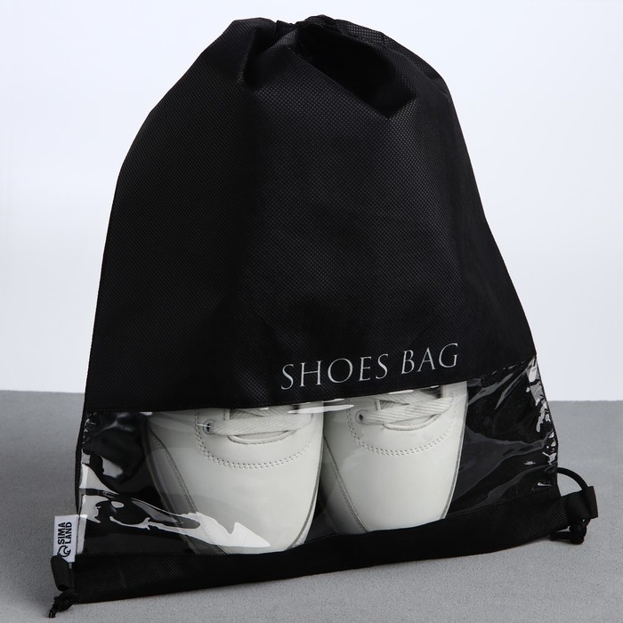 фото Сумка для обуви "shoes bag", с прозрачным окном