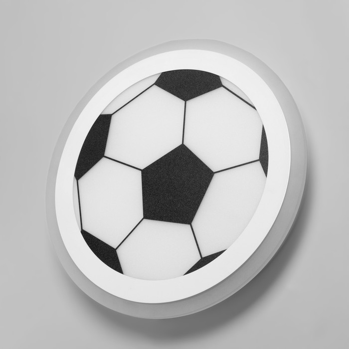 Бра Футбольный мяч LED 27Вт 4000К черно-белый 30х30х5см