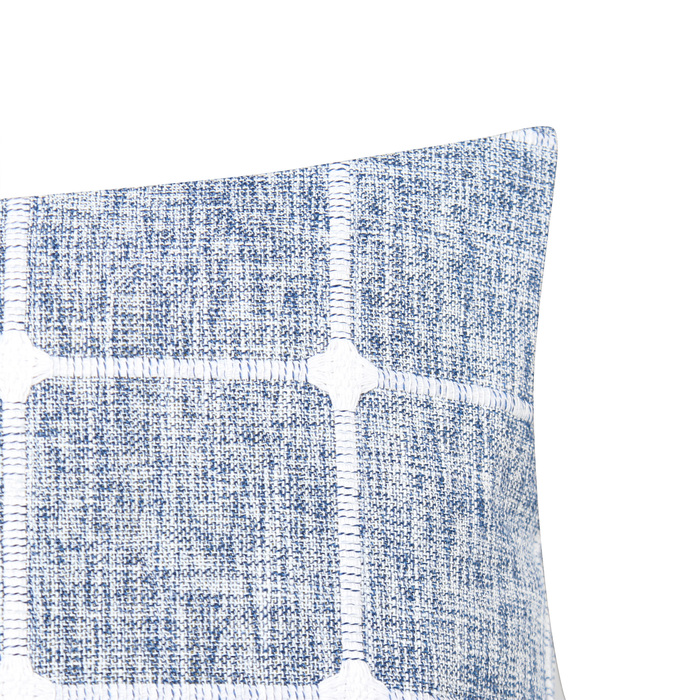 фото Чехол на подушку этель квадраты цв.синий,45*45 см 100% п/э