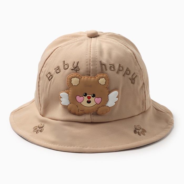 

Панама детская "Baby happy" MINAKU, цвет бежевый, размер 46-48
