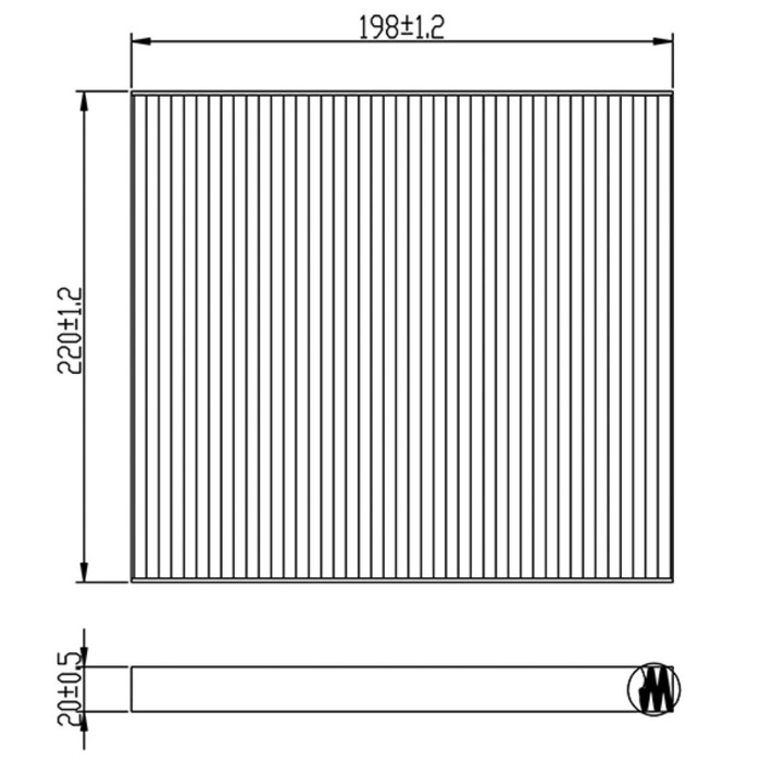 

Фильтр салонный Totachi TCA-402