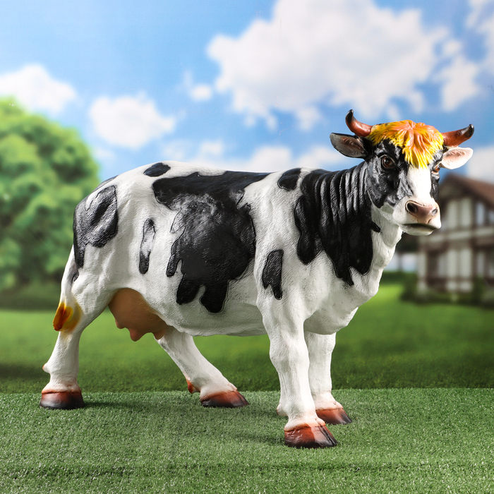 Садовая фигура Корова 79х50см фигура декоративная веселая корова