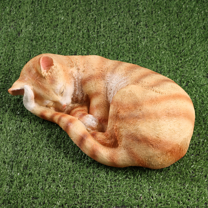 Садовая фигура Кошка спящая 29х11см