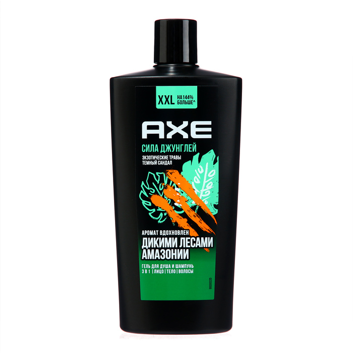 

Шампунь-гель для душа AXE SHOWER Сила Джунглей, 610 мл