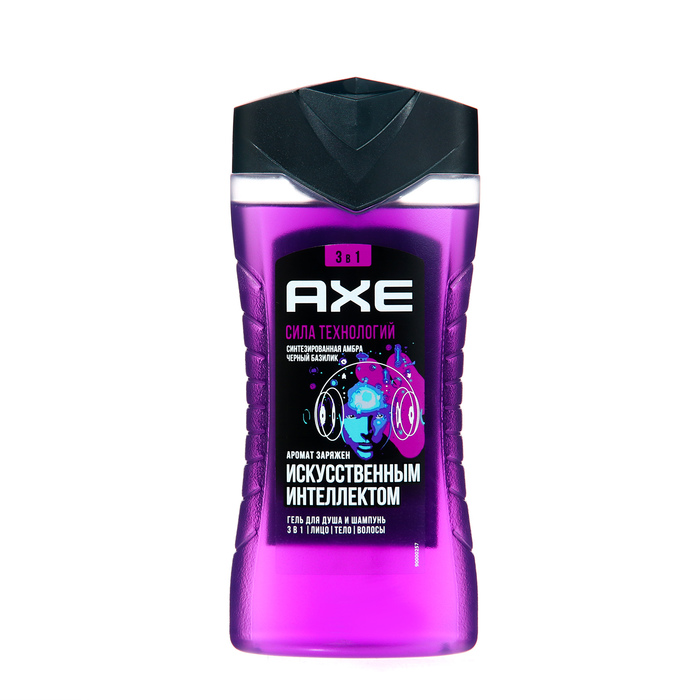 Шампунь-гель для душа AXE SHOWER Сила Технологий 250 мл 268₽