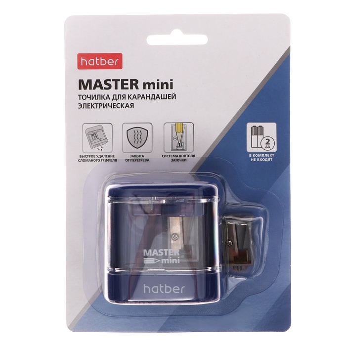 Точилка электрическая Hatber Master mini 1 отверстие 640₽