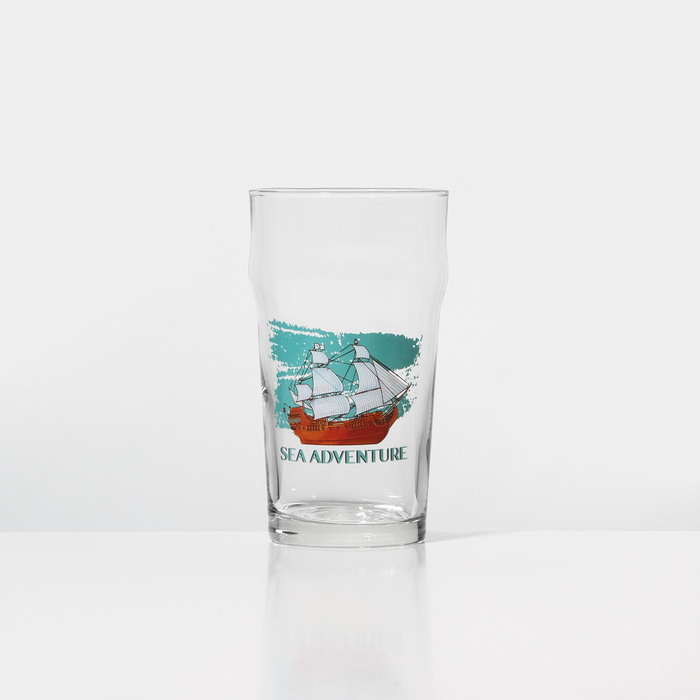 Стакан стеклянный для пива «Пейль-эль. Морское приключение», 570 мл, МИКС стакан стеклянный для пива деликатес 570 мл рисунок микс