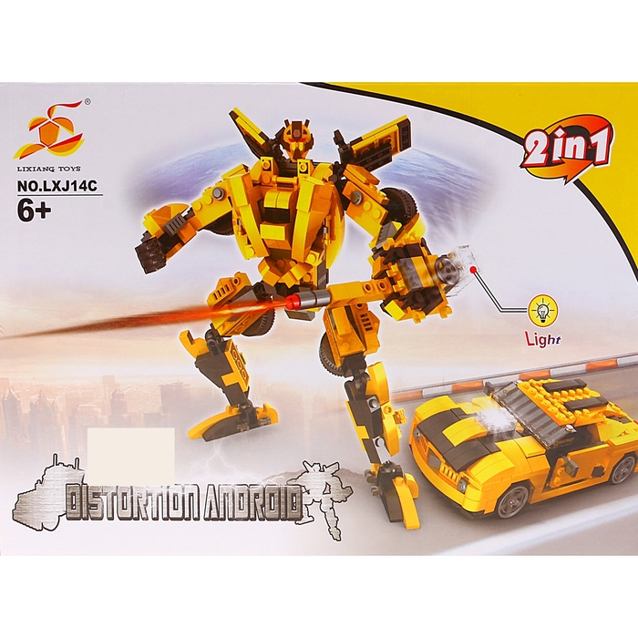 Конструктор-трансформер «Автобот», световые эффекты, 443 детали