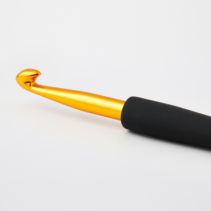 фото Крючок алюминиевый для вязания knitpro с эргономичной ручкой, 2,00 мм, 30801