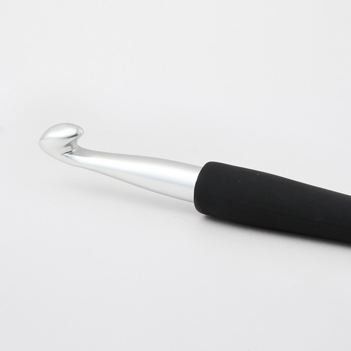 фото Крючок алюминиевый для вязания knitpro с эргономичной ручкой, 5,50 мм, 30818