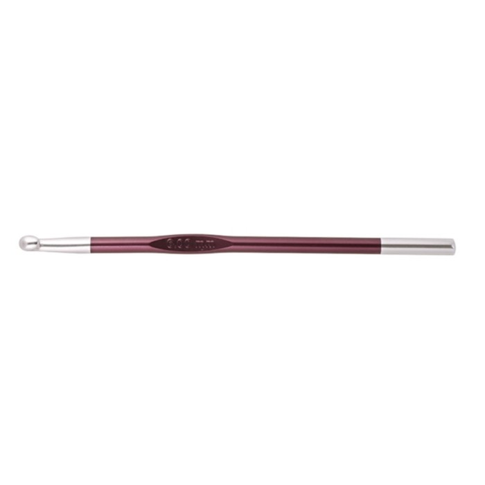 Крючок для вязания алюминиевый Zing KnitPro, 6.00 мм 47473