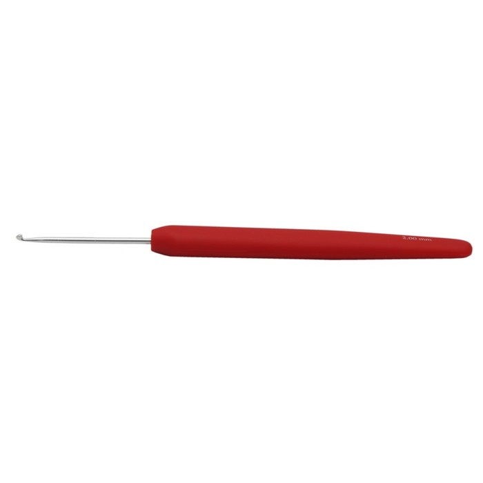 Крючок для вязания алюминиевый с эргономичной ручкой Waves KnitPro 2.00 мм 30901 крючок для вязания алюминиевый с эргономичной ручкой waves knitpro 2 25 мм 30902