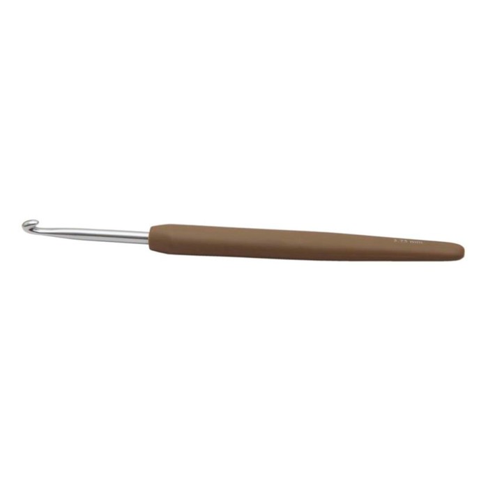 Крючок для вязания алюминиевый с эргономичной ручкой Waves KnitPro 3.75 мм 30908 knitpro крючок waves 10 0 арт 30918