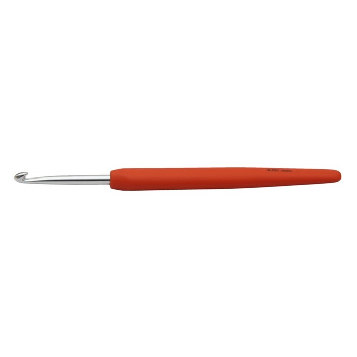Крючок для вязания алюминиевый с эргономичной ручкой Waves KnitPro 4.00 мм 30909 крючок для вязания с эргономичной ручкой waves 2 25мм алюминий серебристый астра knitpro 30902