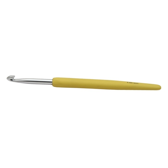 Крючок для вязания алюминиевый с эргономичной ручкой Waves KnitPro 5.00 мм 30911 knitpro крючок waves 4 0 арт 30909