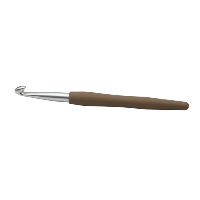 Крючок для вязания алюминиевый с эргономичной ручкой Waves KnitPro 8.00 мм 30916 knitpro крючок waves 4 0 арт 30909