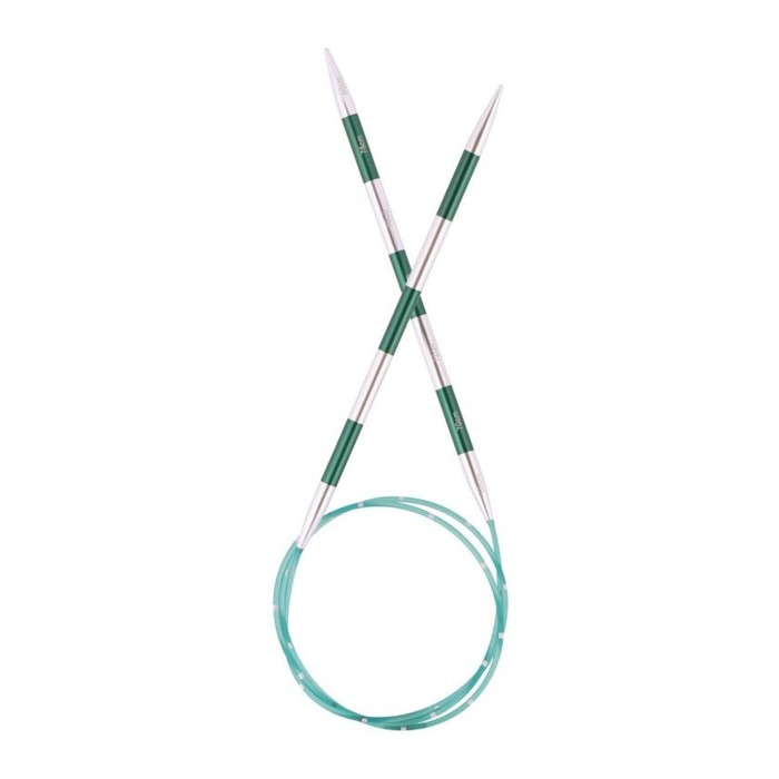 Спицы алюминиевые круговые Smartstix KnitPro, 80 см/12.00 мм 42099 спицы алюминиевые круговые smartstix knitpro 60 см 2 50 мм 42063