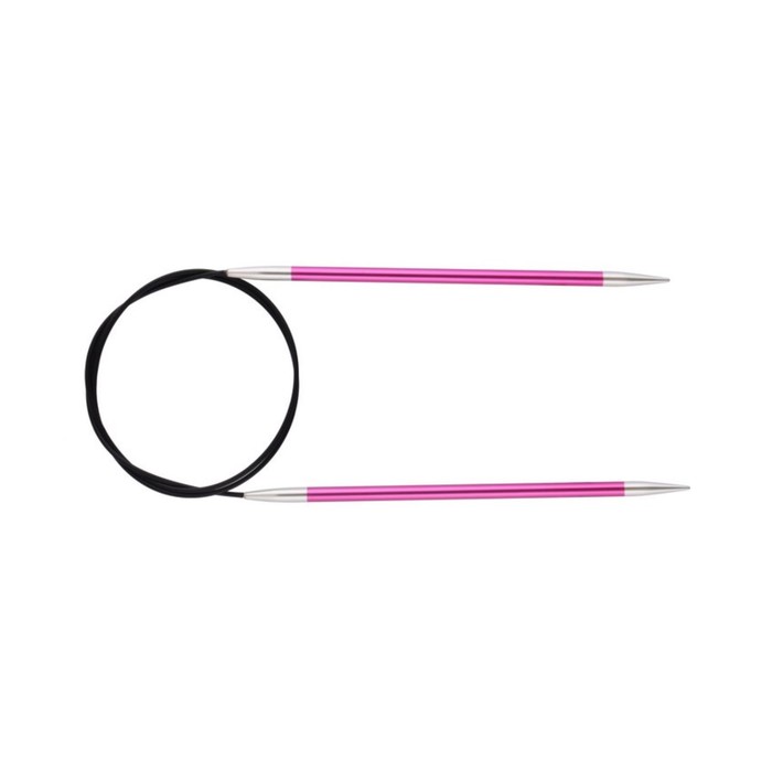 

Спицы алюминиевые круговые Zing KnitPro, 60 см/5.00 мм 47101