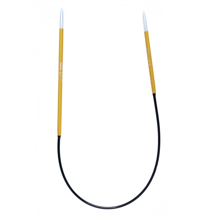 

Спицы ассиметричные алюминиевые круговые Zing KnitPro, 25 см/2.25 мм 47051