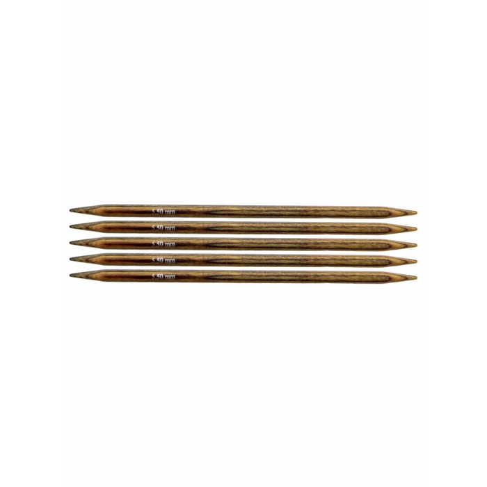 

Спицы деревянные носочные Ginger KnitPro, 15 см/5.50 мм 31012