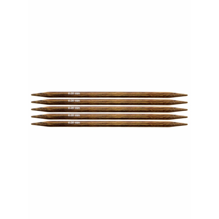 

Спицы деревянные носочные Ginger KnitPro, 15 см/6.00 мм 31013
