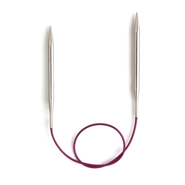 

Спицы круговые Nova Metal KnitPro, 50 см,10.00 мм 10398