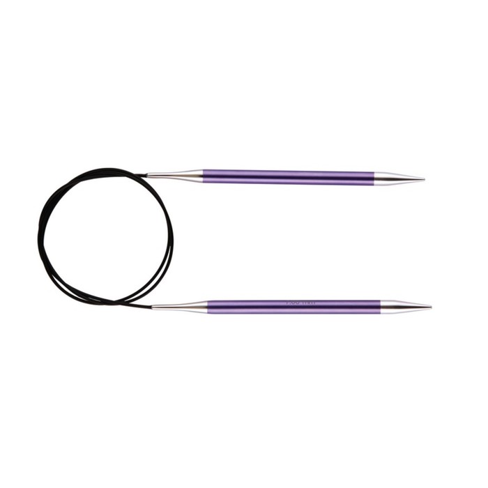

Спицы круговые Zing KnitPro, 150 см/7.00 мм 47215