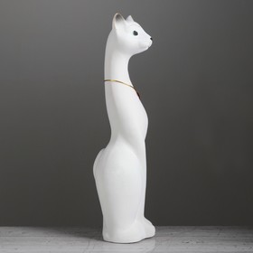 

Копилка "Кошка Мурка", покрытие флок, белая, 46 см