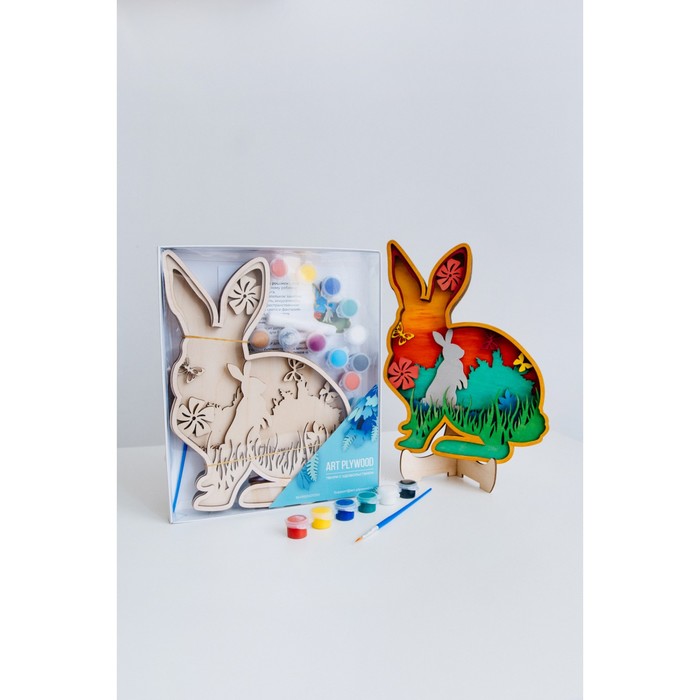 3D Раскраска «Кролик»