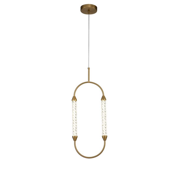 

Светильник подвесной Indigo, 14005/1PGold. 1х8Вт, LED, 660Лм, 4000К, 235х235х665/2180 мм, цвет прозрачный