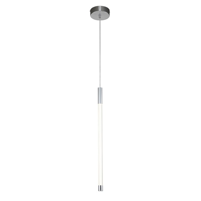 

Светильник подвесной Indigo, 14006/1P Chrome. 1х10Вт, LED, 1000Лм, 4000К, 120х120х635/2135 мм, цвет матовый белый