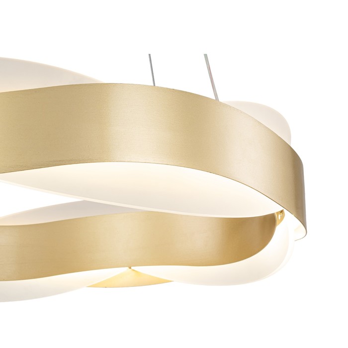 

Светильник подвесной Indigo, 14013/A/1P Gold. 1х81Вт, LED, 6496Лм, 3000-6500К, пульт ИК, 500х500х159/1200 мм, цвет белый матовый