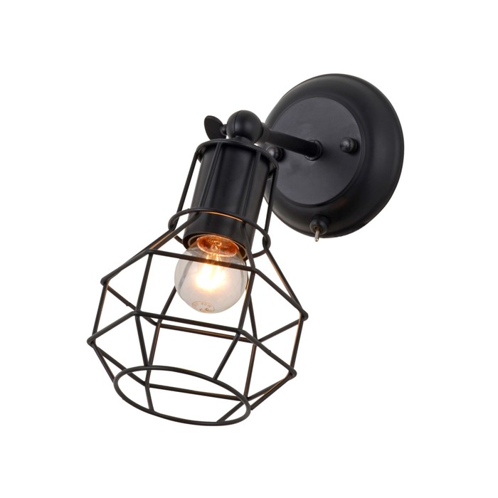 

Светильник настенный Escada, 1129/1A (Black). 1х60Вт, E27, 130х185х240 мм, цвет чёрный