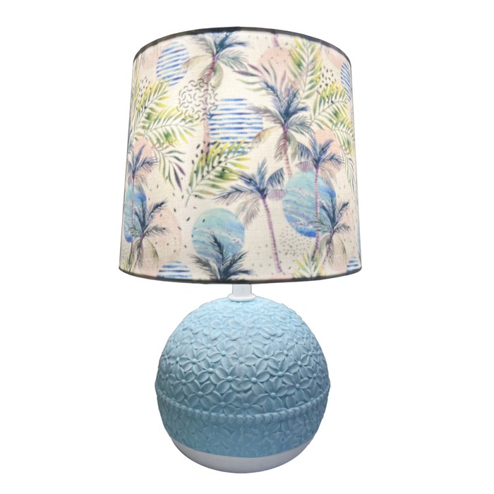

Светильник настольный Escada, 10169/L Blue. 1х40Вт, E14, 160х160х260 мм, цвет голубой
