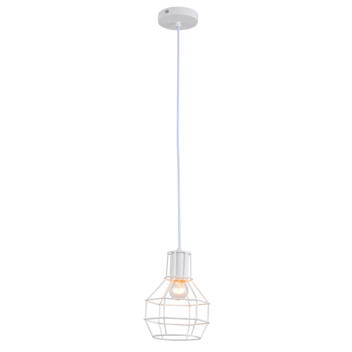 

Светильник подвесной Escada, 1129/1S (White). 1х60Вт, E27, 150х150х1100 мм, цвет белый