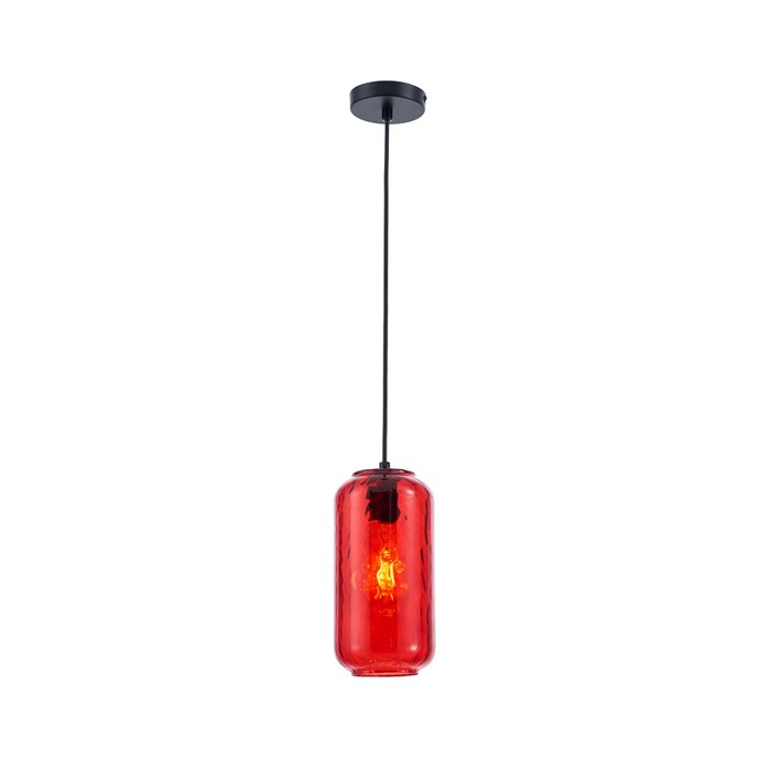 

Светильник подвесной Escada, 10177/1S Black/Red. 1х60Вт, E27, 130х130х1200 мм, цвет черный/красный