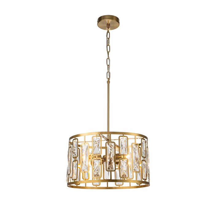 

Светильник подвесной Escada, 2102/4S Gold. 4х60Вт, E27, 400х400х250/1080 мм, цвет золото