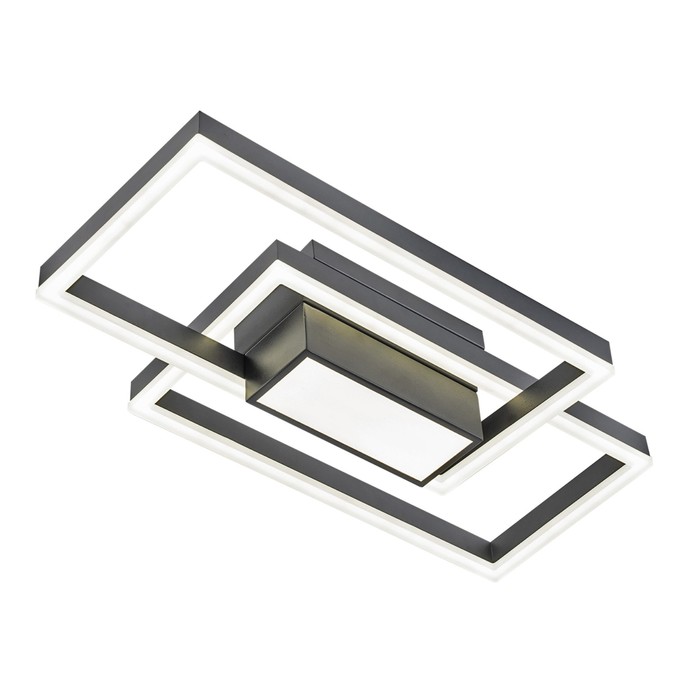 

Светильник потолочный Escada, 10242/3LED. 1х90Вт, LED, 6496Лм, 3000/4000/6500К, 550х297х120 мм, цвет черный