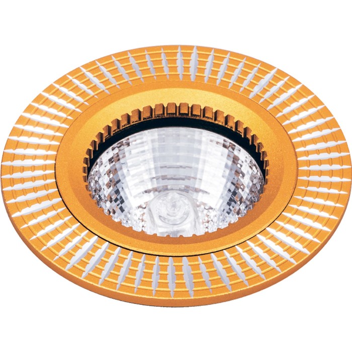 Светильник точечный Escada, 231035. 1х50Вт, GU5.3, 80х80х35 мм, цвет золото/алюминий